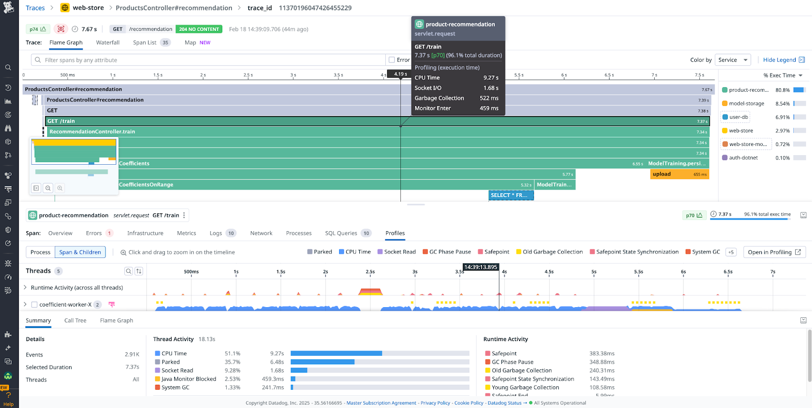 Datadog screenshot 3