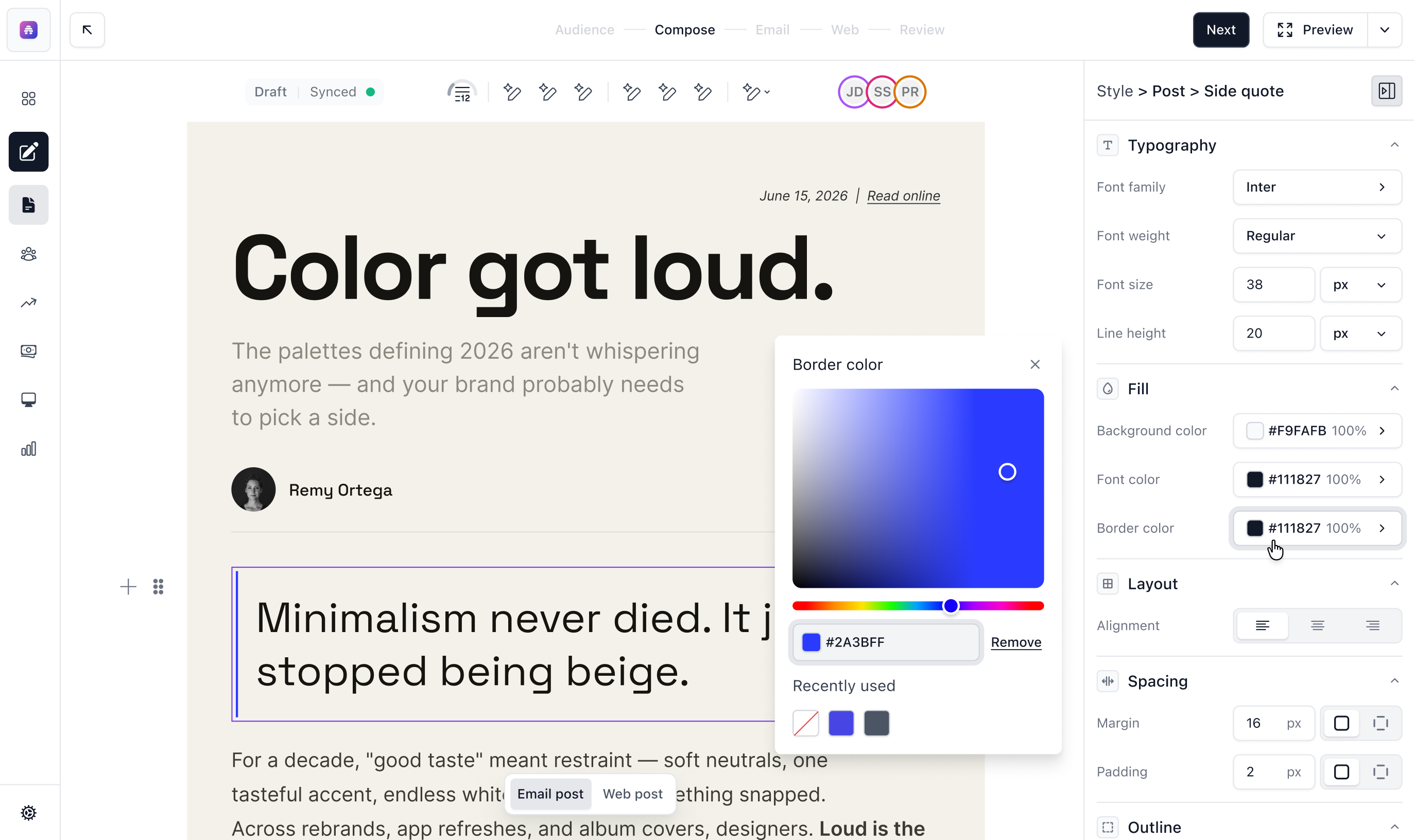 beehiiv screenshot 2