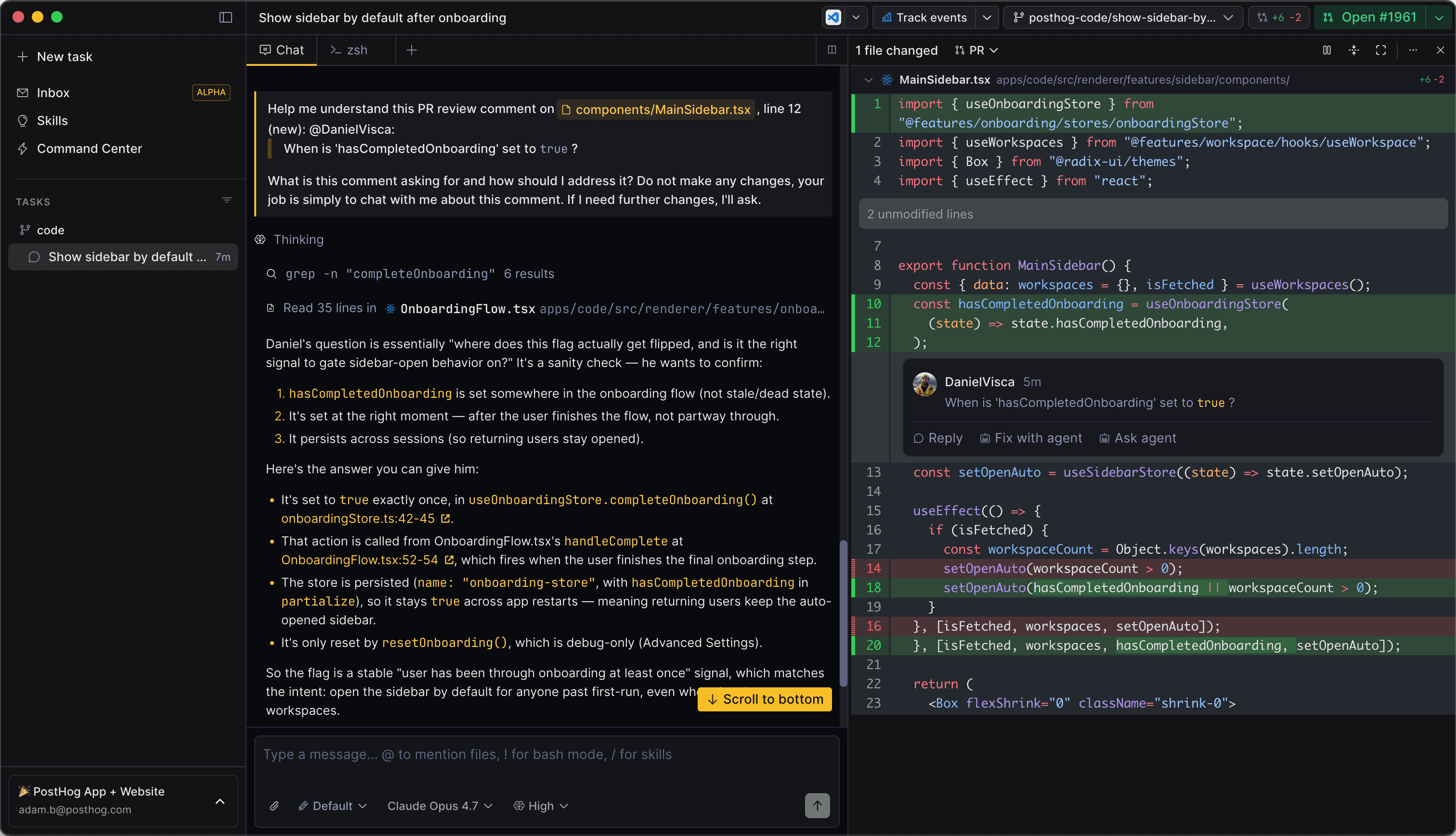PostHog screenshot 4