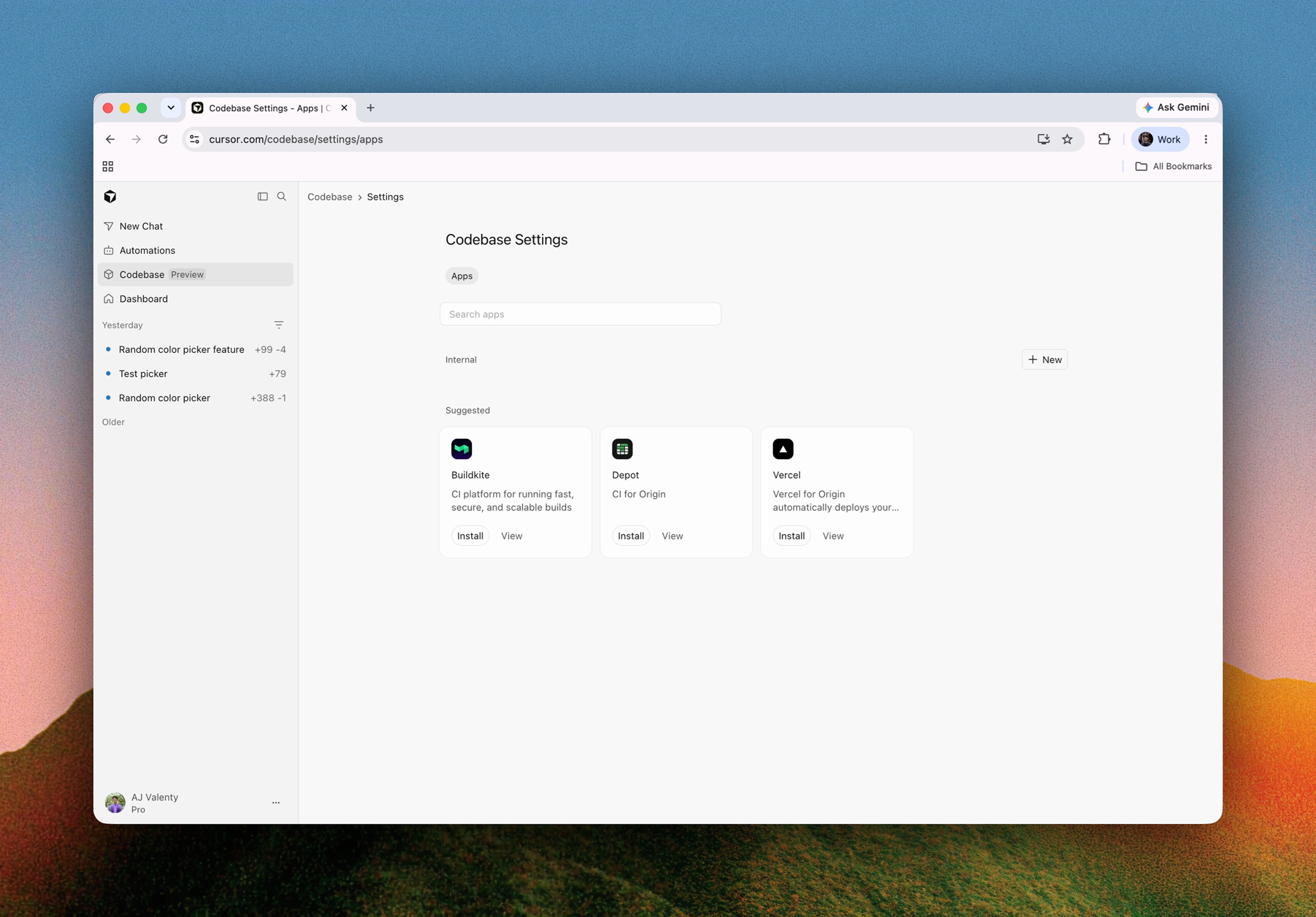 Cursor screenshot 2