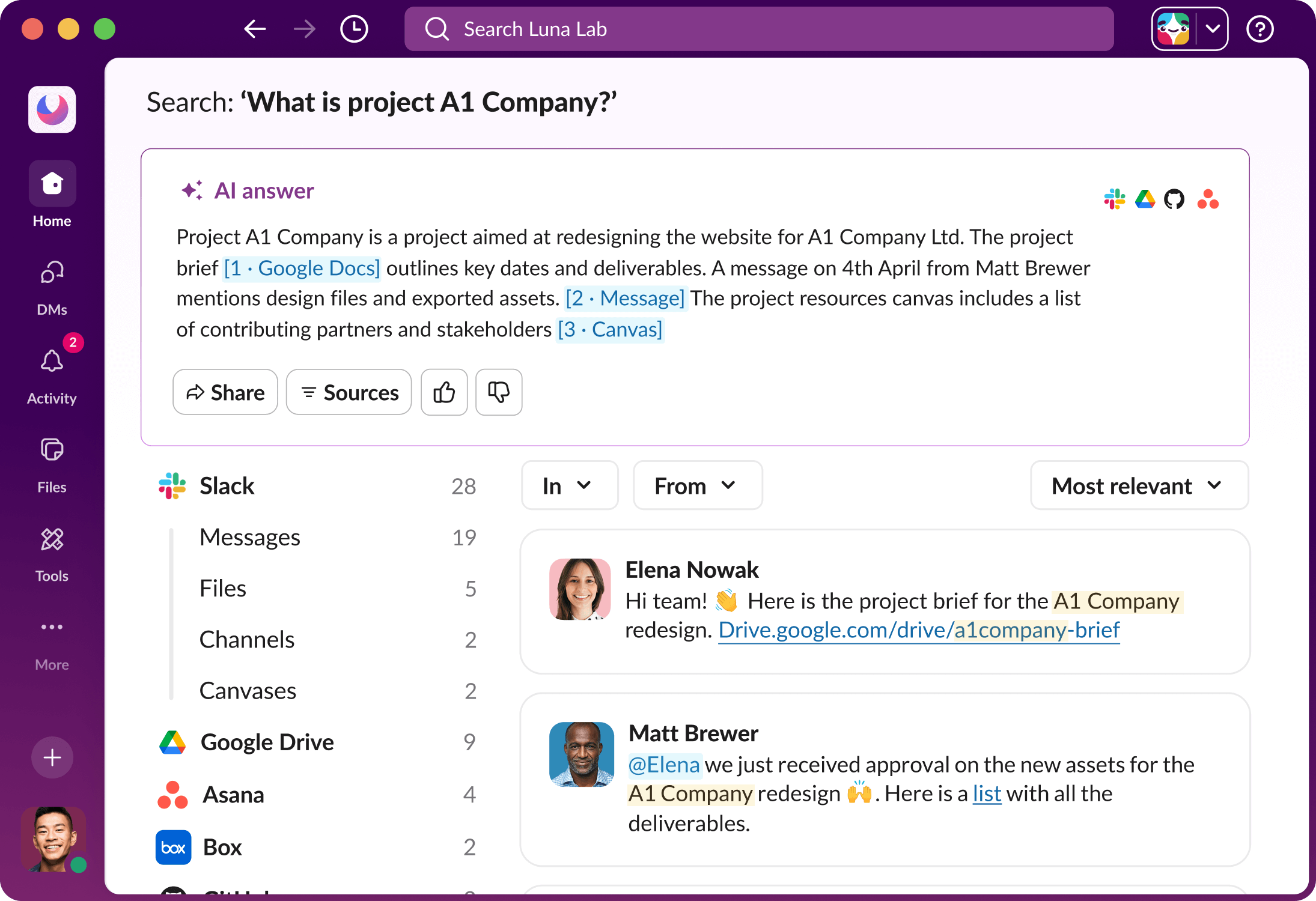 Slack screenshot 1