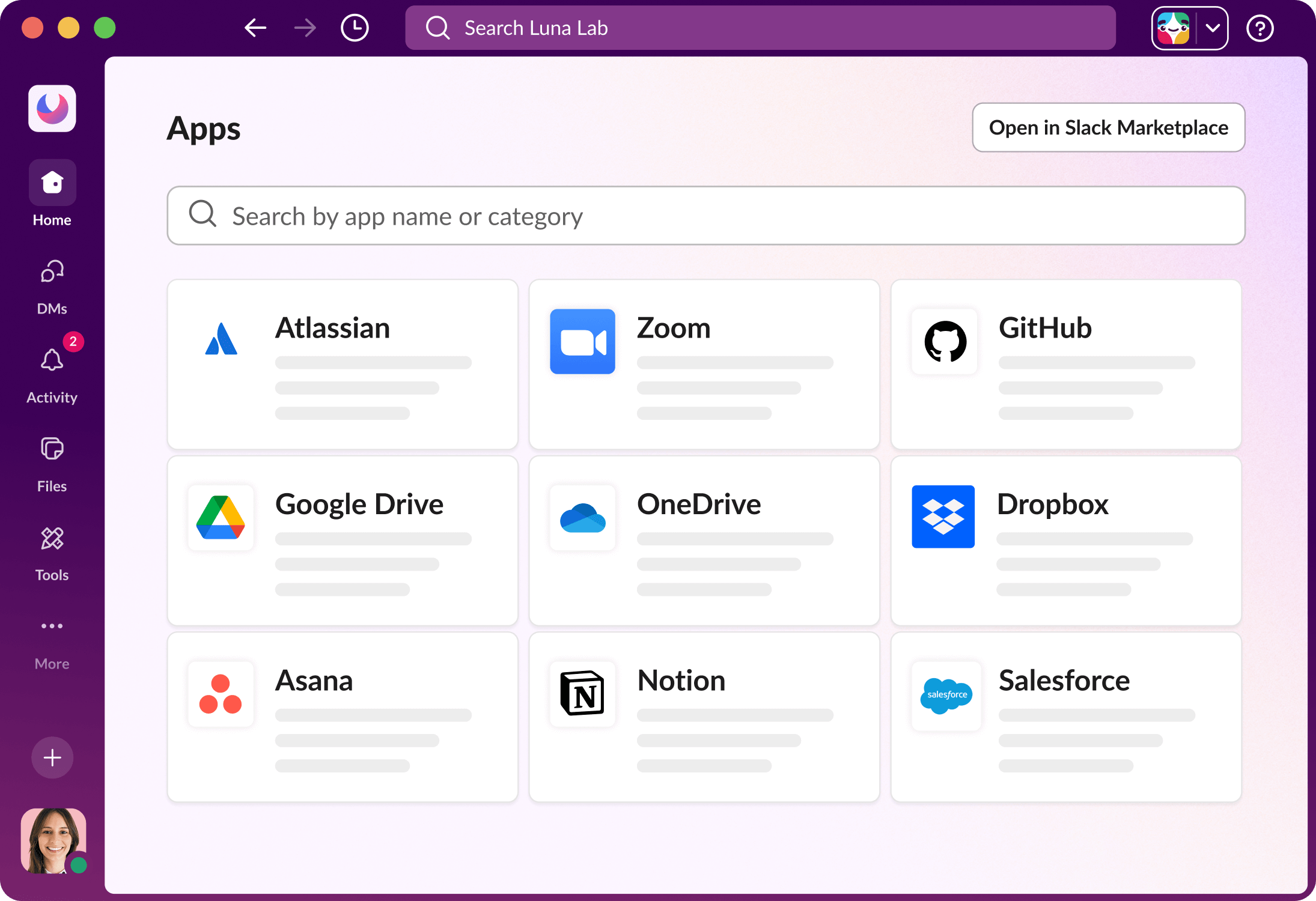 Slack screenshot 2