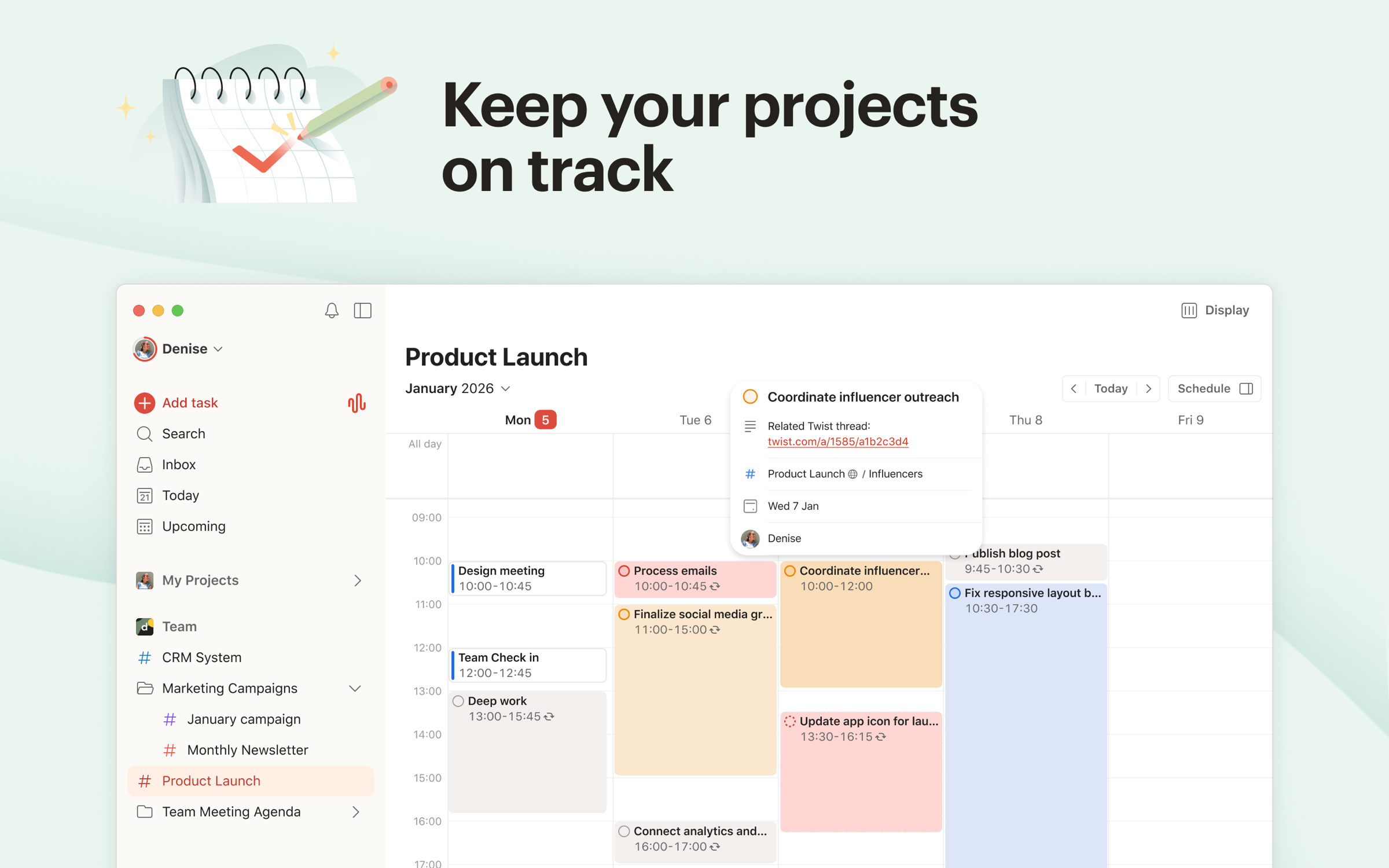 Todoist screenshot 2