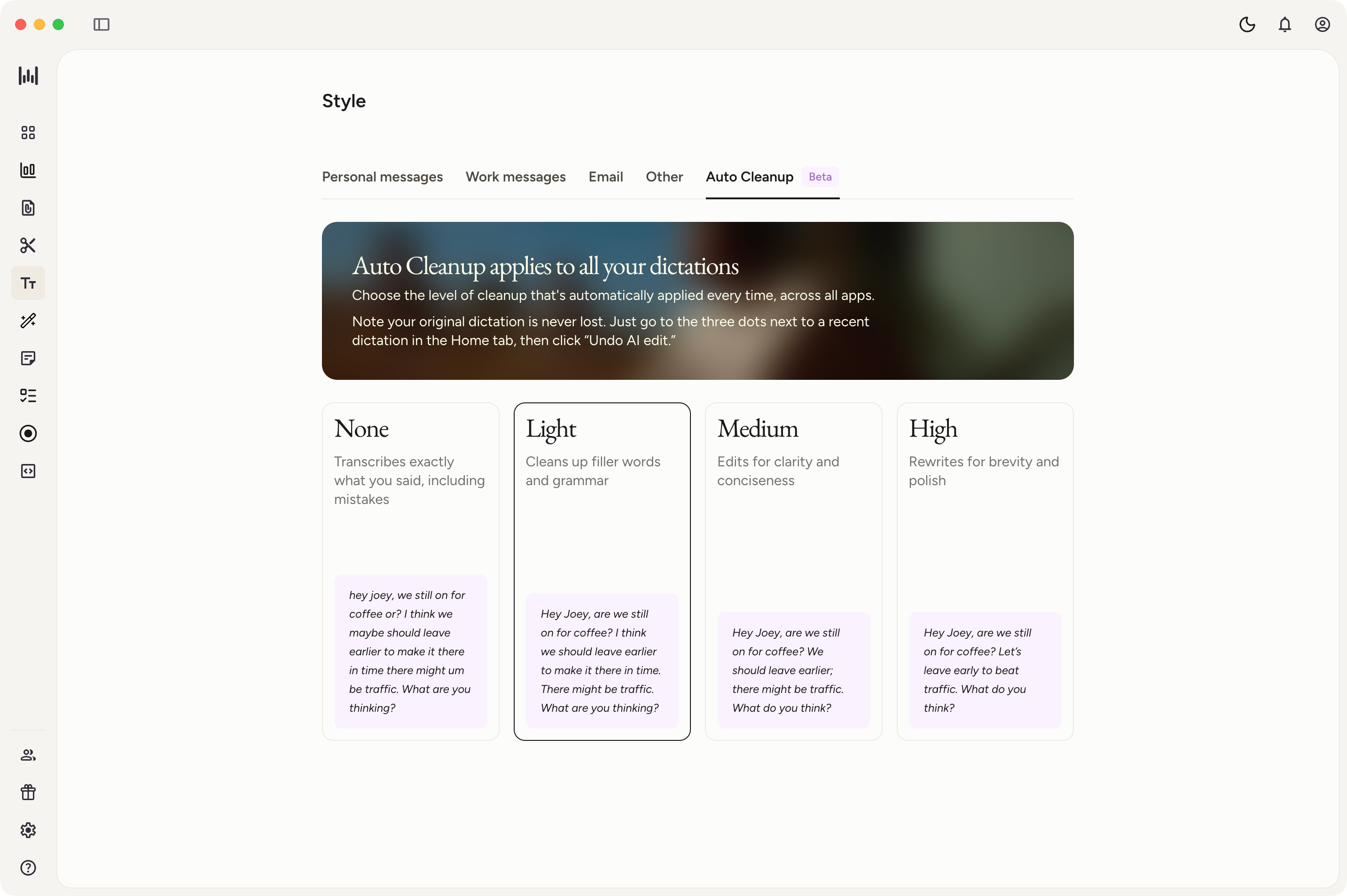 Wispr Flow screenshot 1