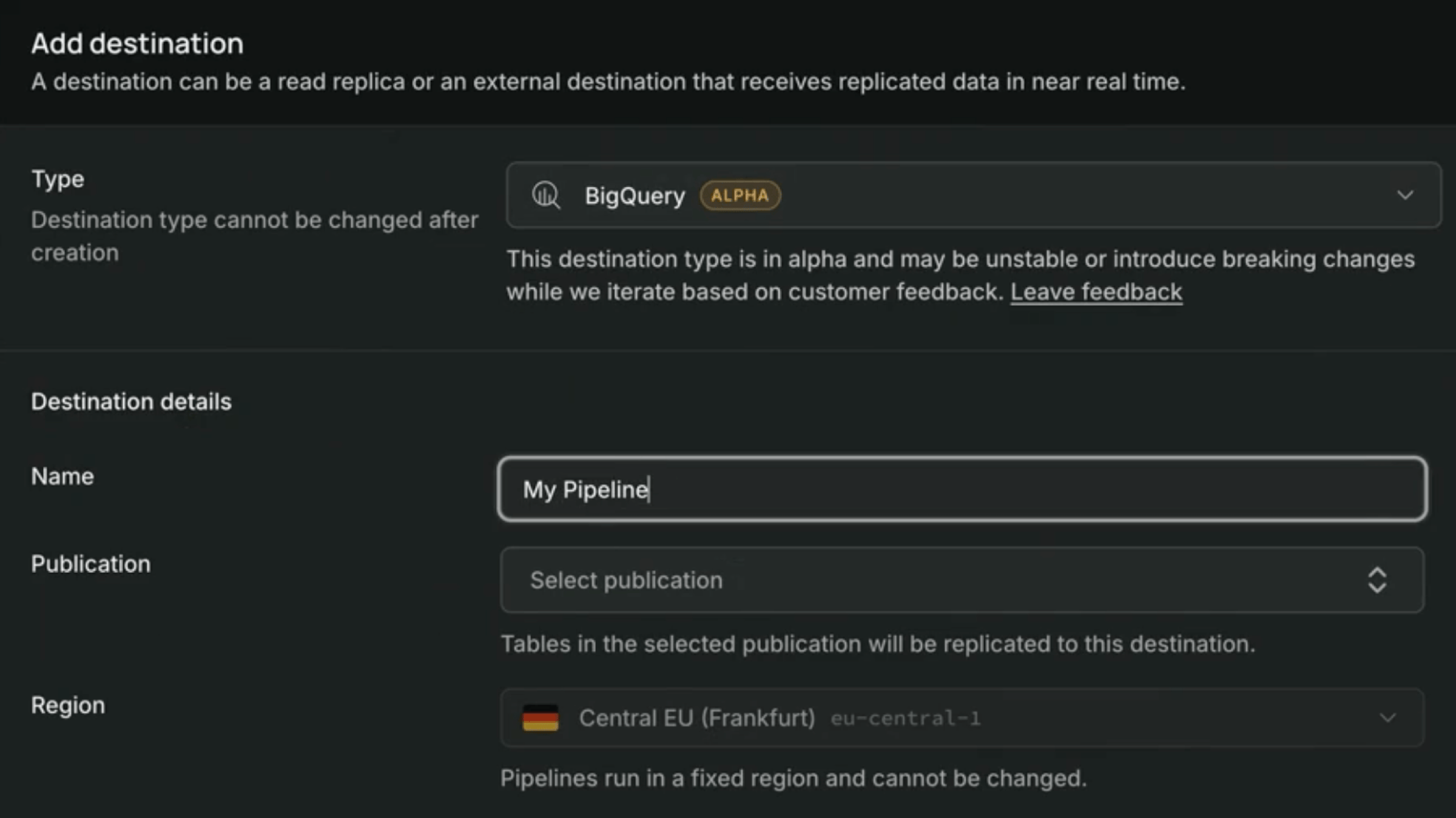 Supabase screenshot 2