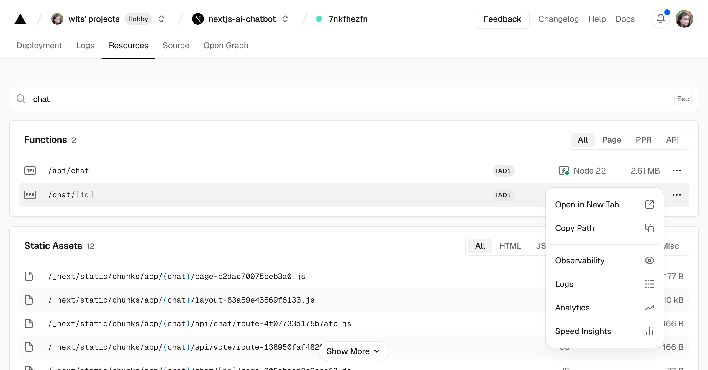 Vercel screenshot 1