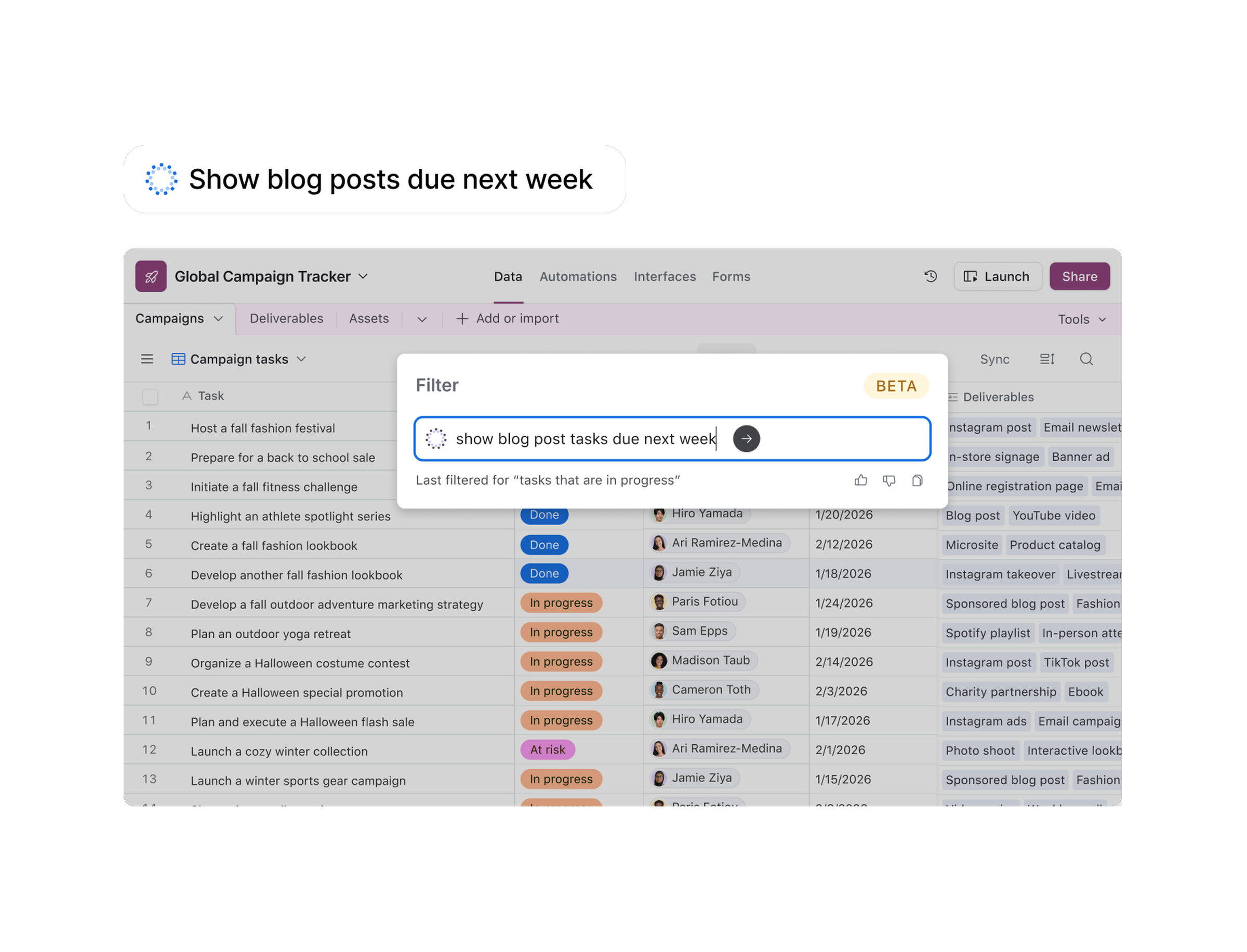 Airtable screenshot 1