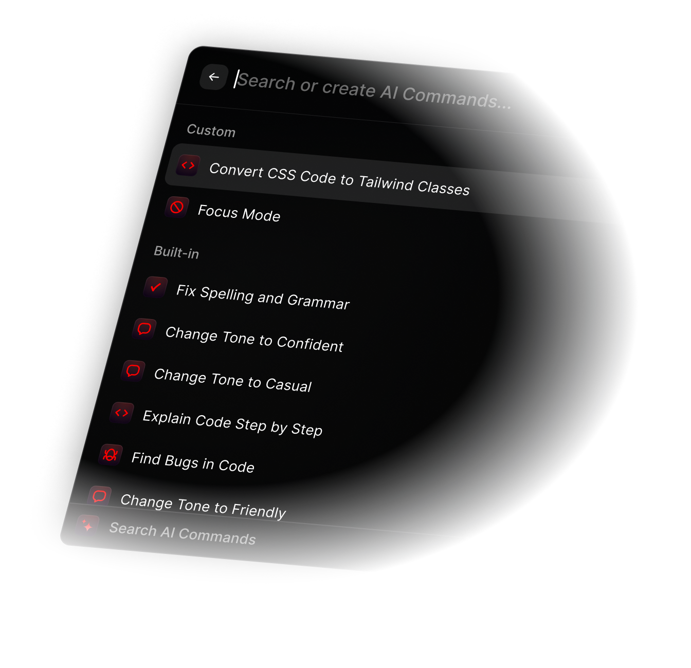 Raycast screenshot 1