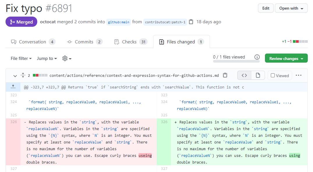 GitHub screenshot 1