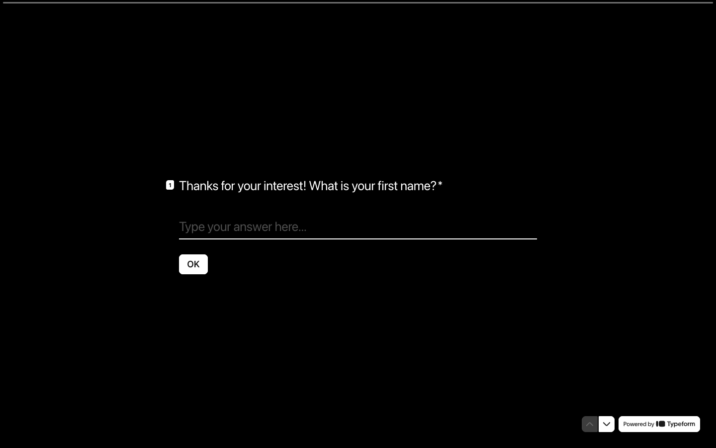 Typeform screenshot 2