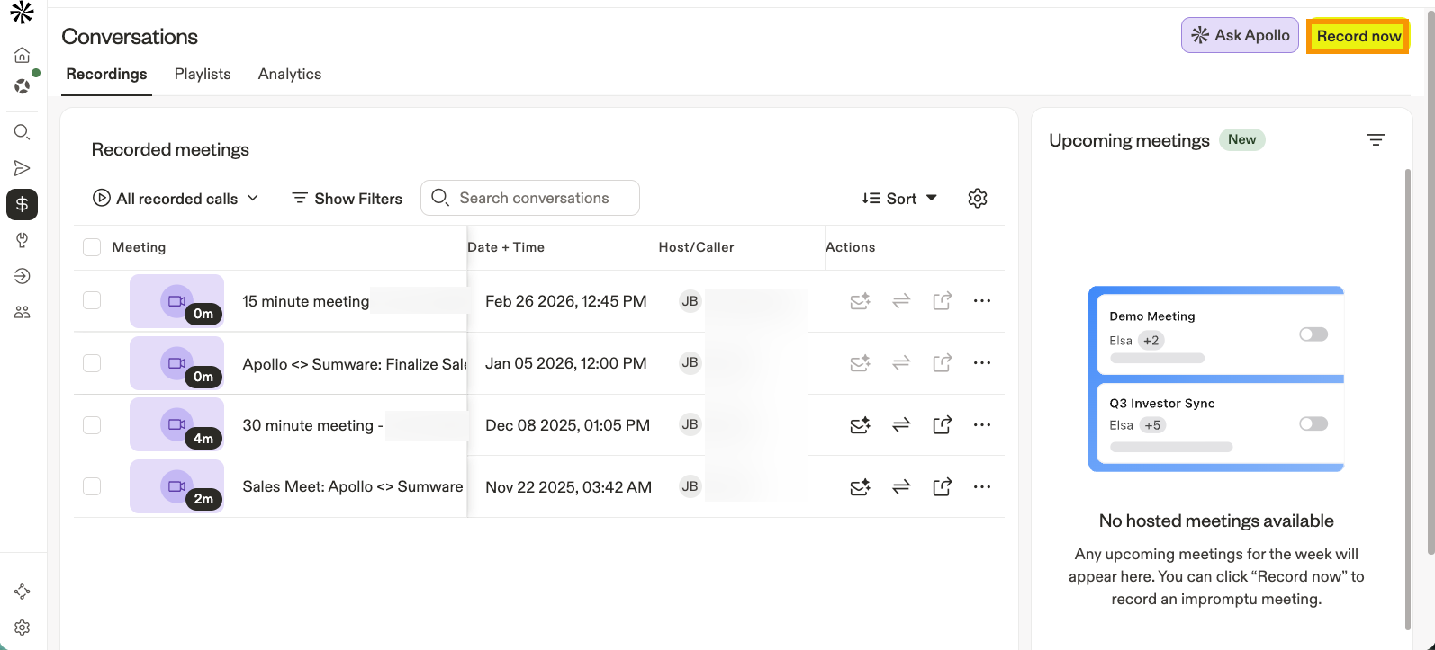 Apollo.io screenshot 1