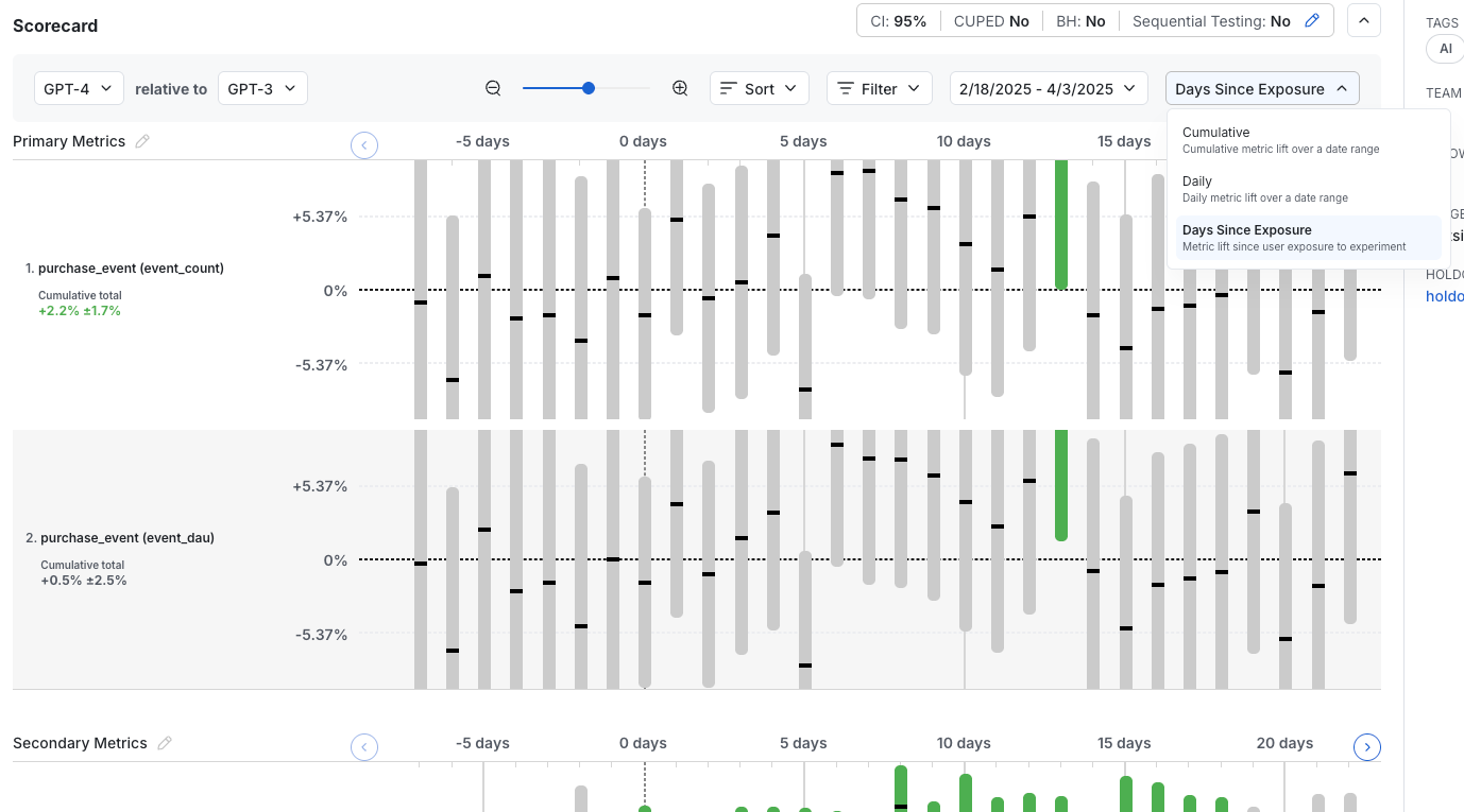 Statsig screenshot 1