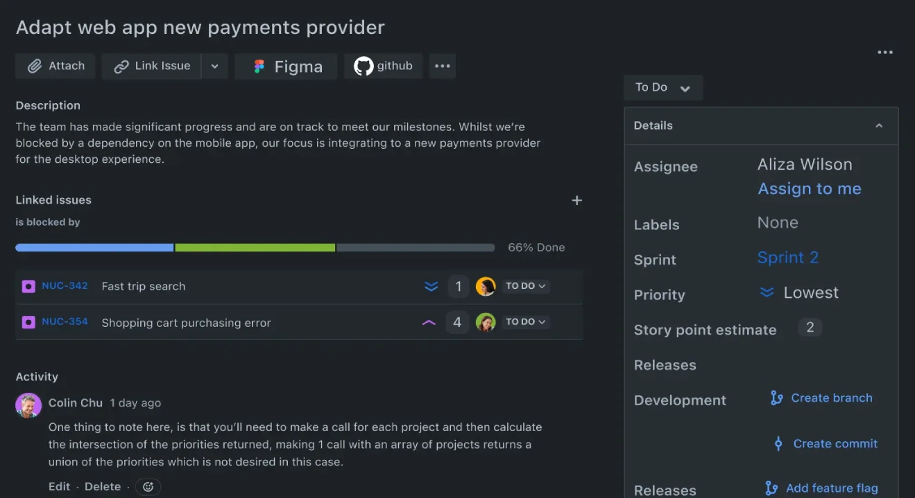 Jira screenshot 1