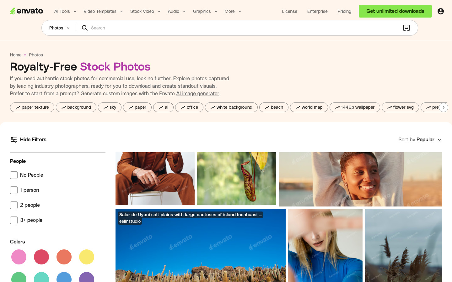 Envato Elements screenshot 1