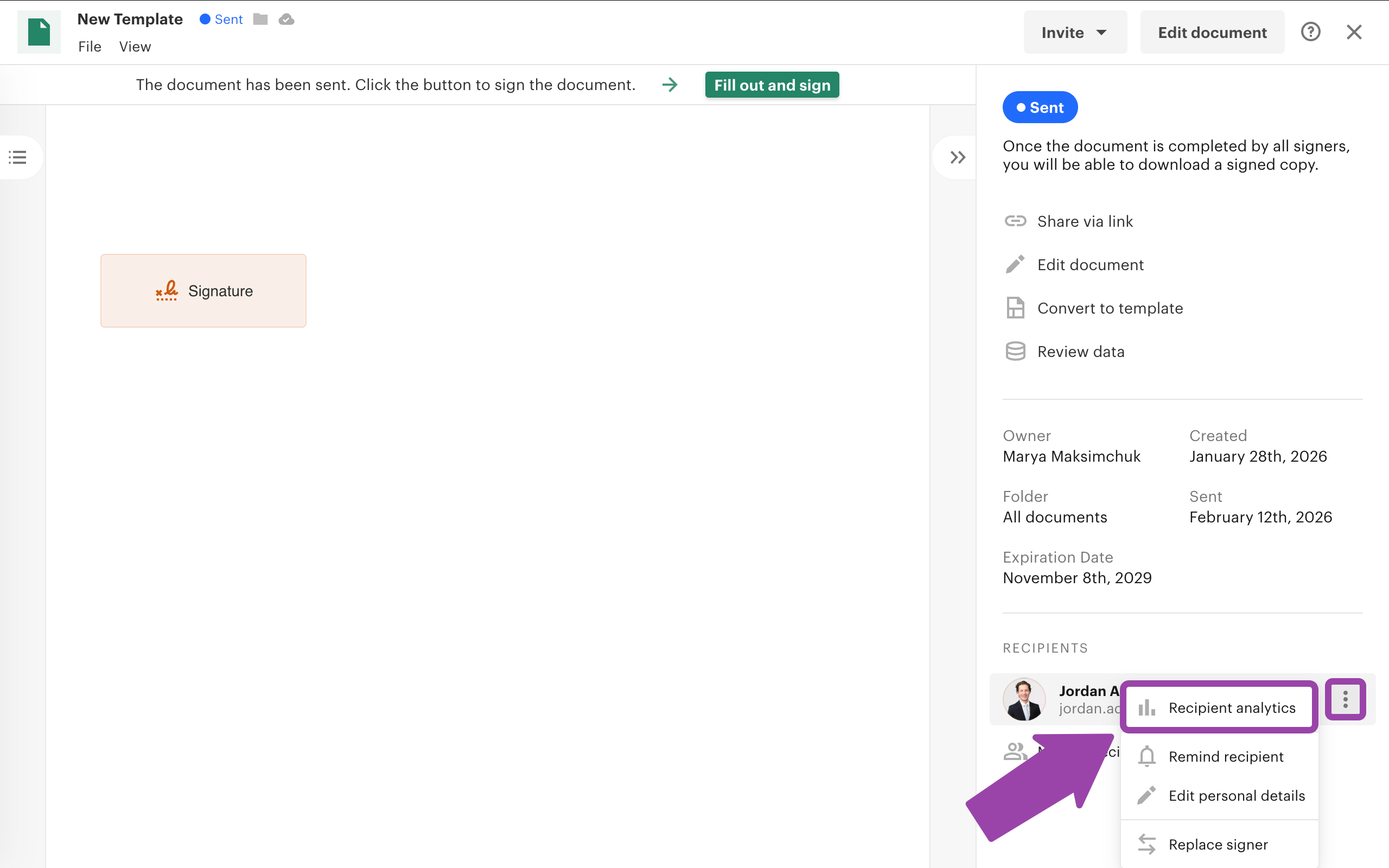 PandaDoc screenshot 2