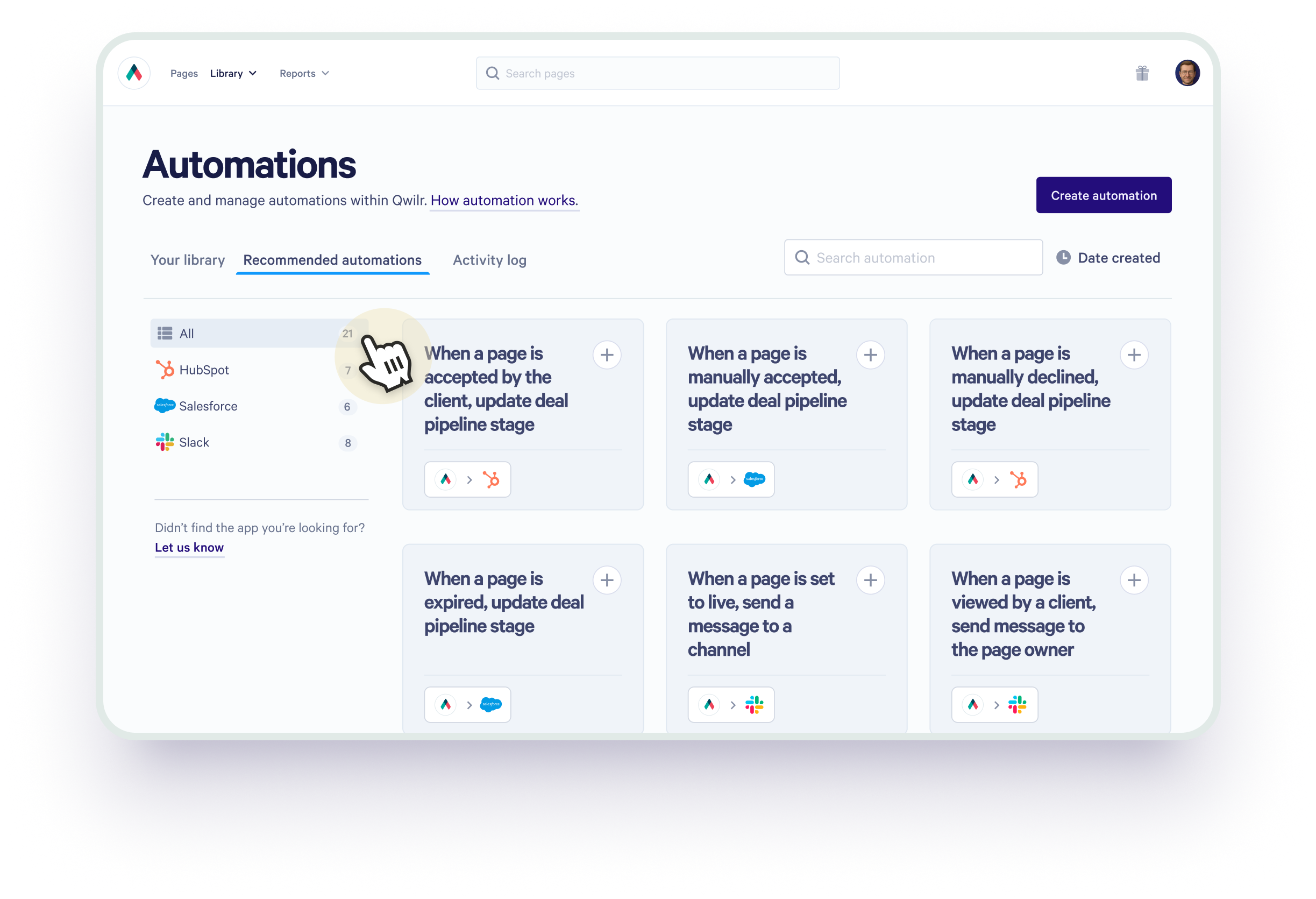 Qwilr screenshot 2