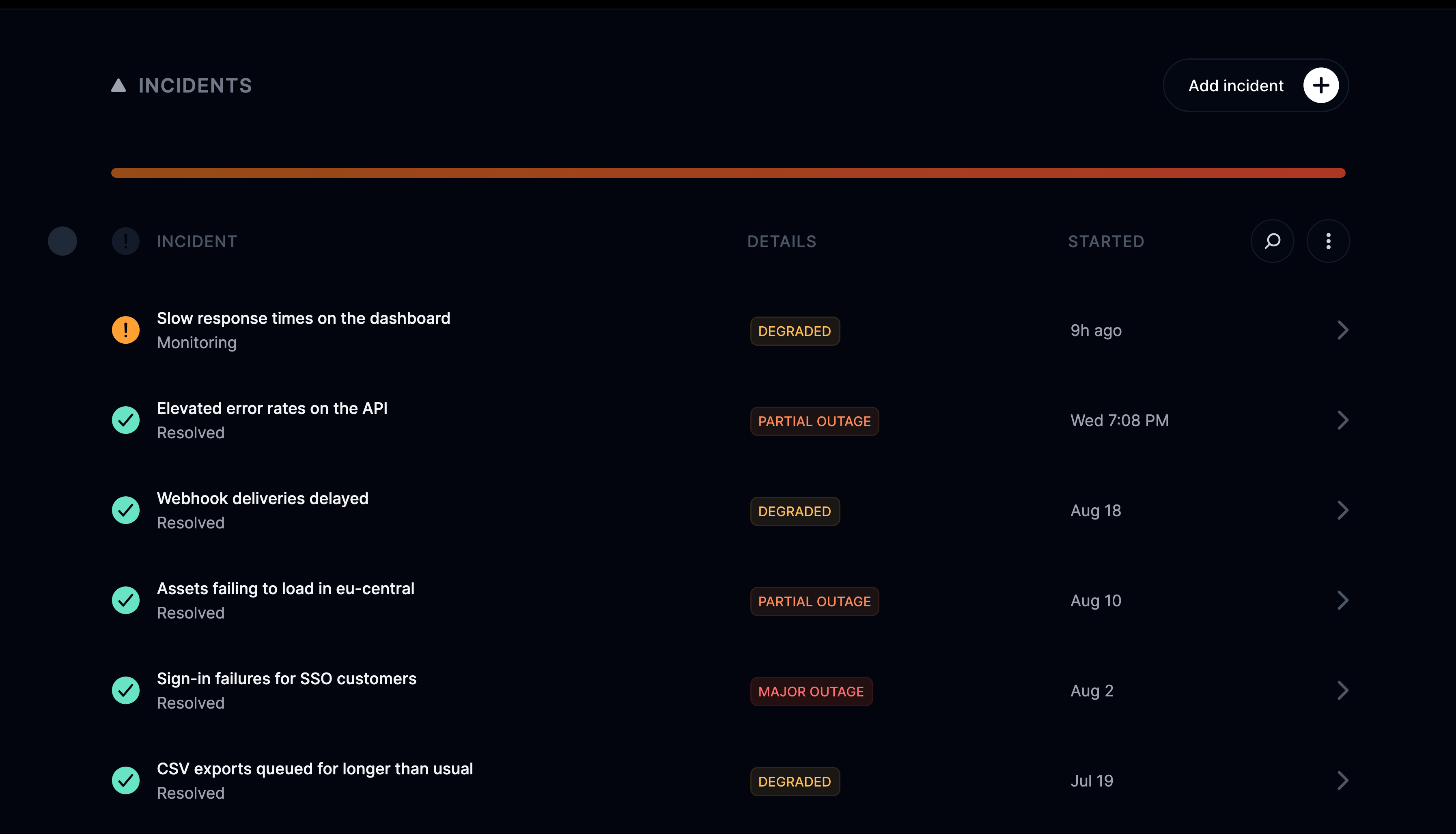 Instatus screenshot 3