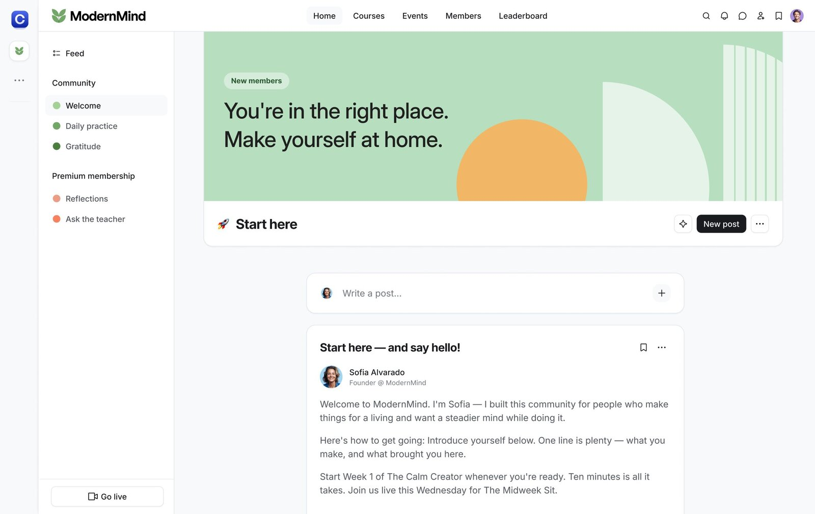 Circle screenshot 1